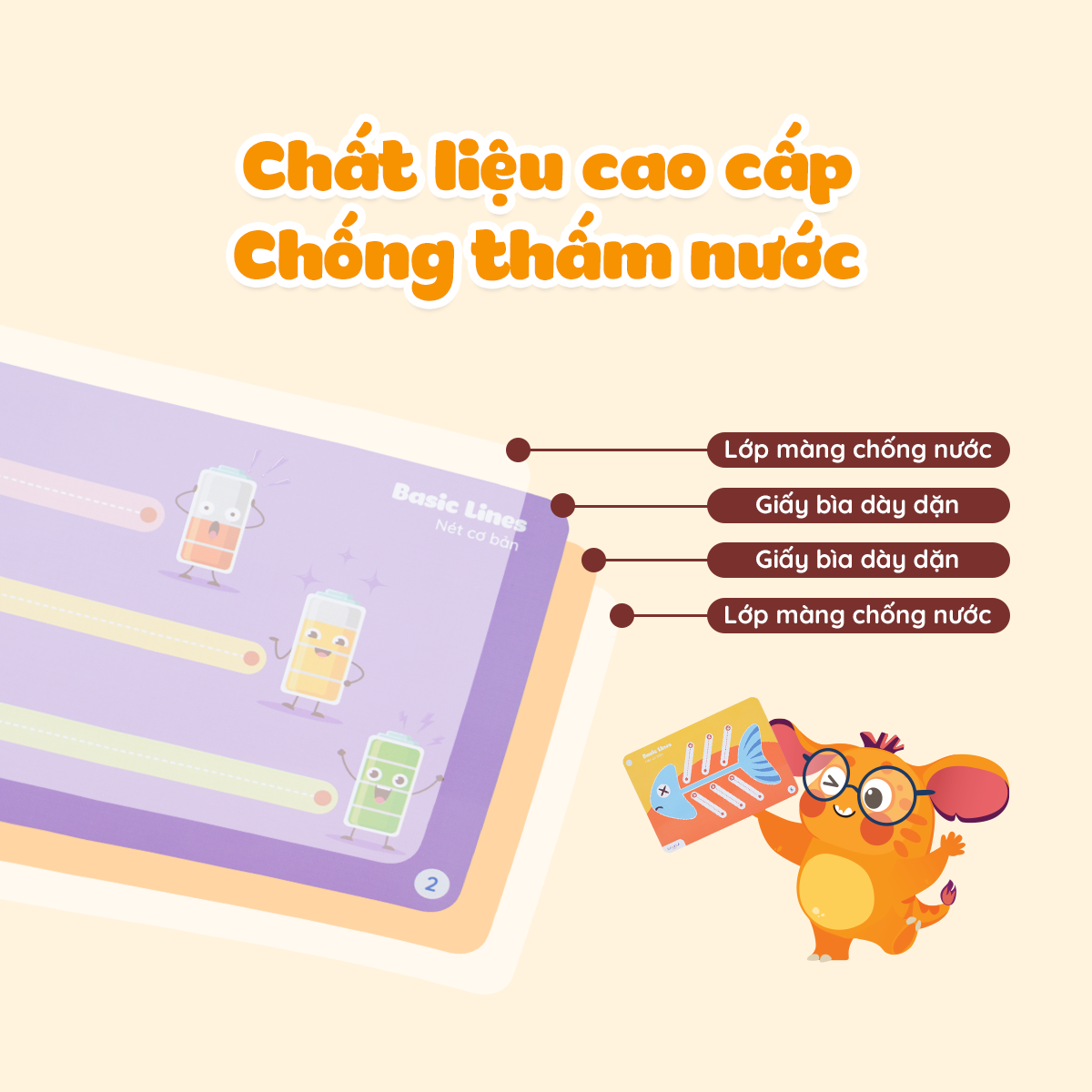  Hộp sách Lala Tracing nâng cao, luyện viết tiếng Việt tiền tiểu học, bôi xóa được 