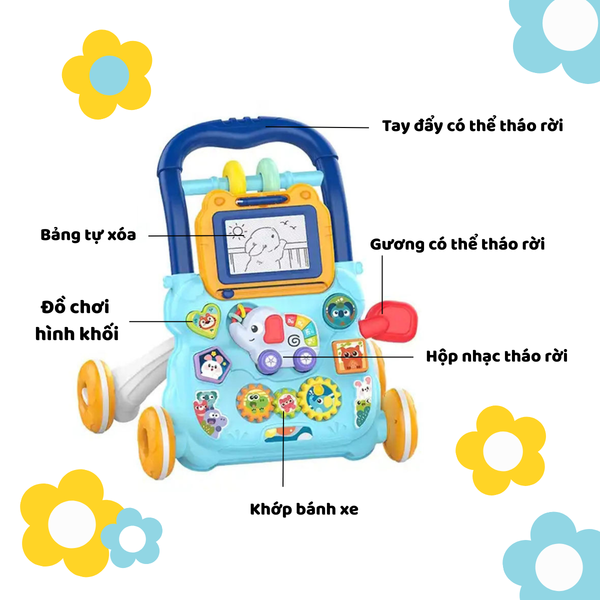  Xe Đẩy Busy Board Đa Năng 