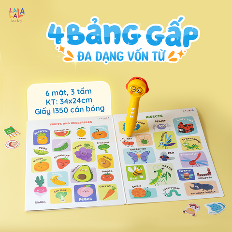  Bút chấm đọc song ngữ Lala Magic Pen - Đột phá trong học tập 
