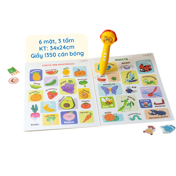  Bút chấm đọc song ngữ Lala Magic Pen - Đột phá trong học tập 