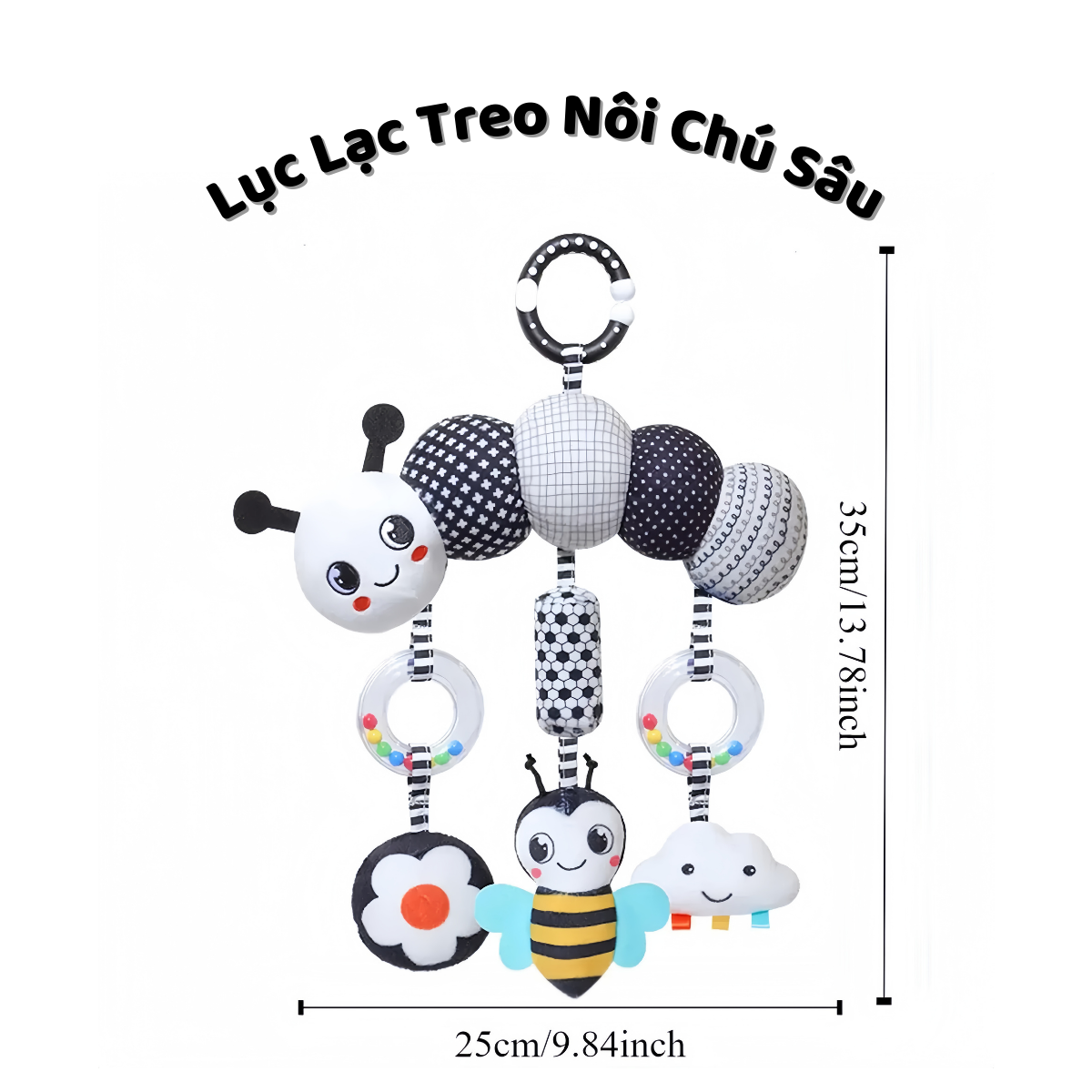  Treo nôi thị giác - Lục Lạc Bé Sâu Pipovietnam 