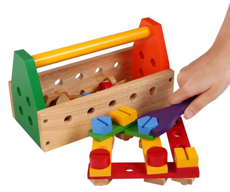  Đồ chơi gỗ tư duy cao cấp Đồ nghề sửa chữa Winwintoys 