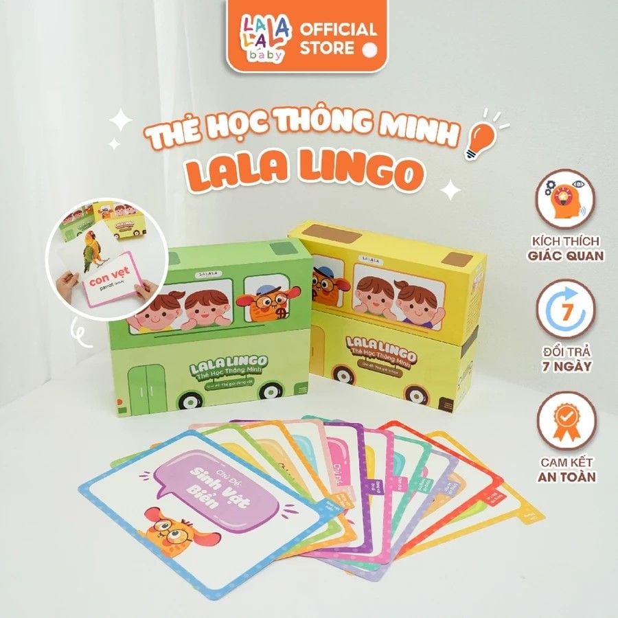  Thẻ Học Thông Minh - Lalalingo Lalalababy. 