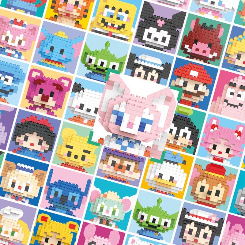  Lắp Ráp Mini Block Nhân Vật Hoạt Hình & Thú Cưng 