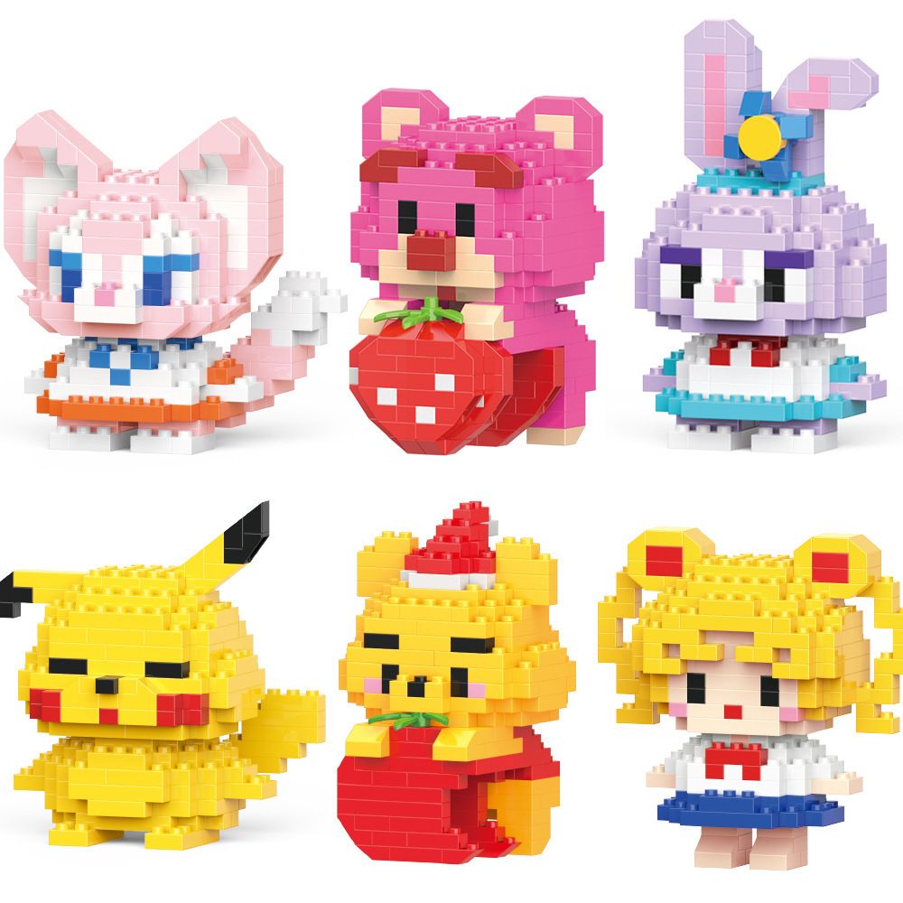  Lắp Ráp Mini Block Nhân Vật Hoạt Hình & Thú Cưng 