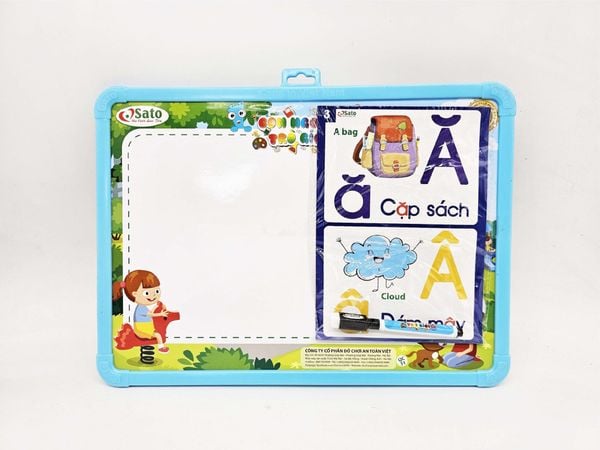  Bảng viết và học chữ cái con giỏi văn Sato 