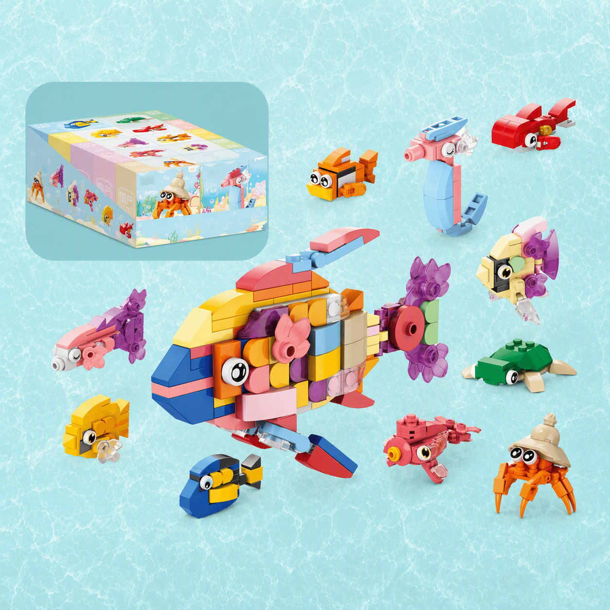  Set lego chủ đề cá biển đại dương 