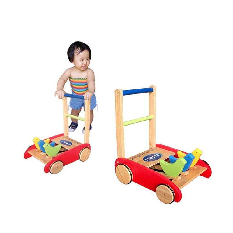  Xe tập đi con gà bằng gỗ cao su cao cấp 44cm Winwintoys 