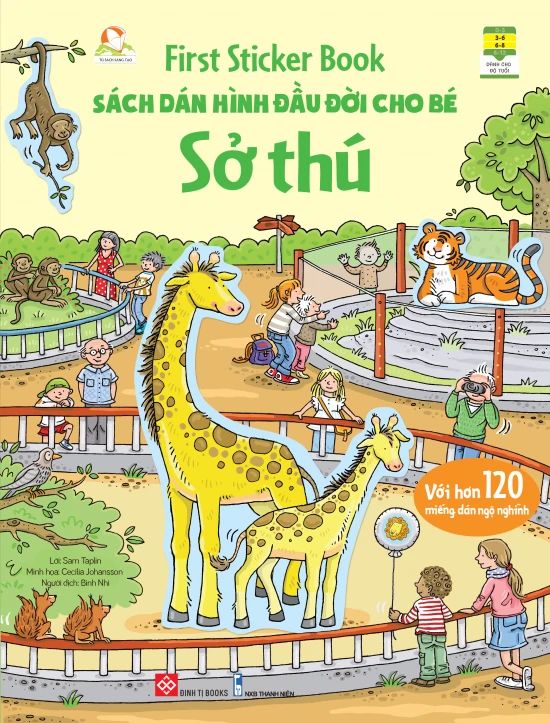  First Sticker Book - Sách Dán Hình Đầu Đời Cho Bé - Sở Thú 