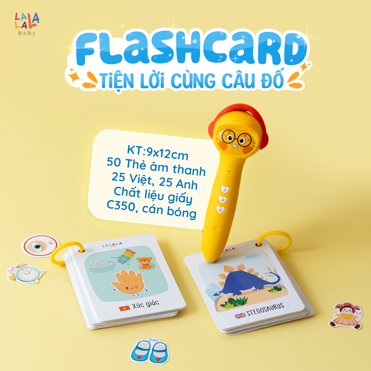  Bút chấm đọc song ngữ Lala Magic Pen - Đột phá trong học tập 