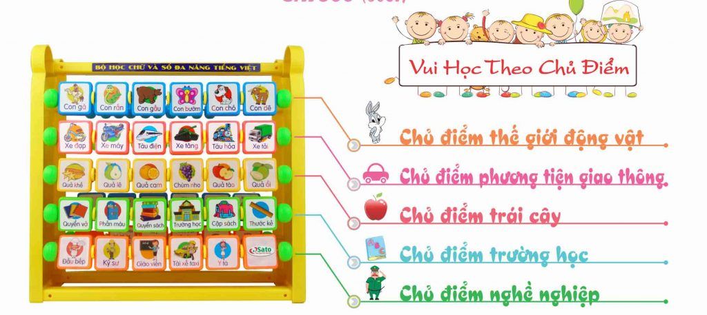  Bảng Đa Năng Gấu Con Chăm Học – Sato 98 