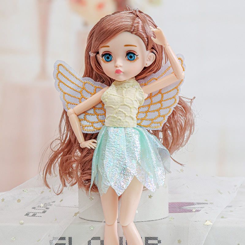  Búp Bê Thiên Thần Angel Girl 30cm Có Cánh, phụ kiện cây quyền trượng 