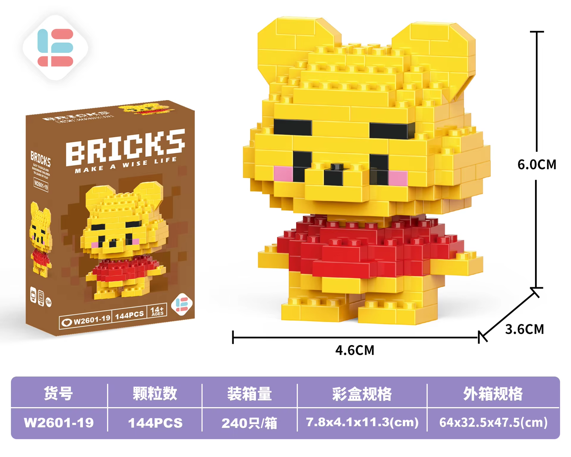  Lắp Ráp Mini Block Nhân Vật Hoạt Hình & Thú Cưng 