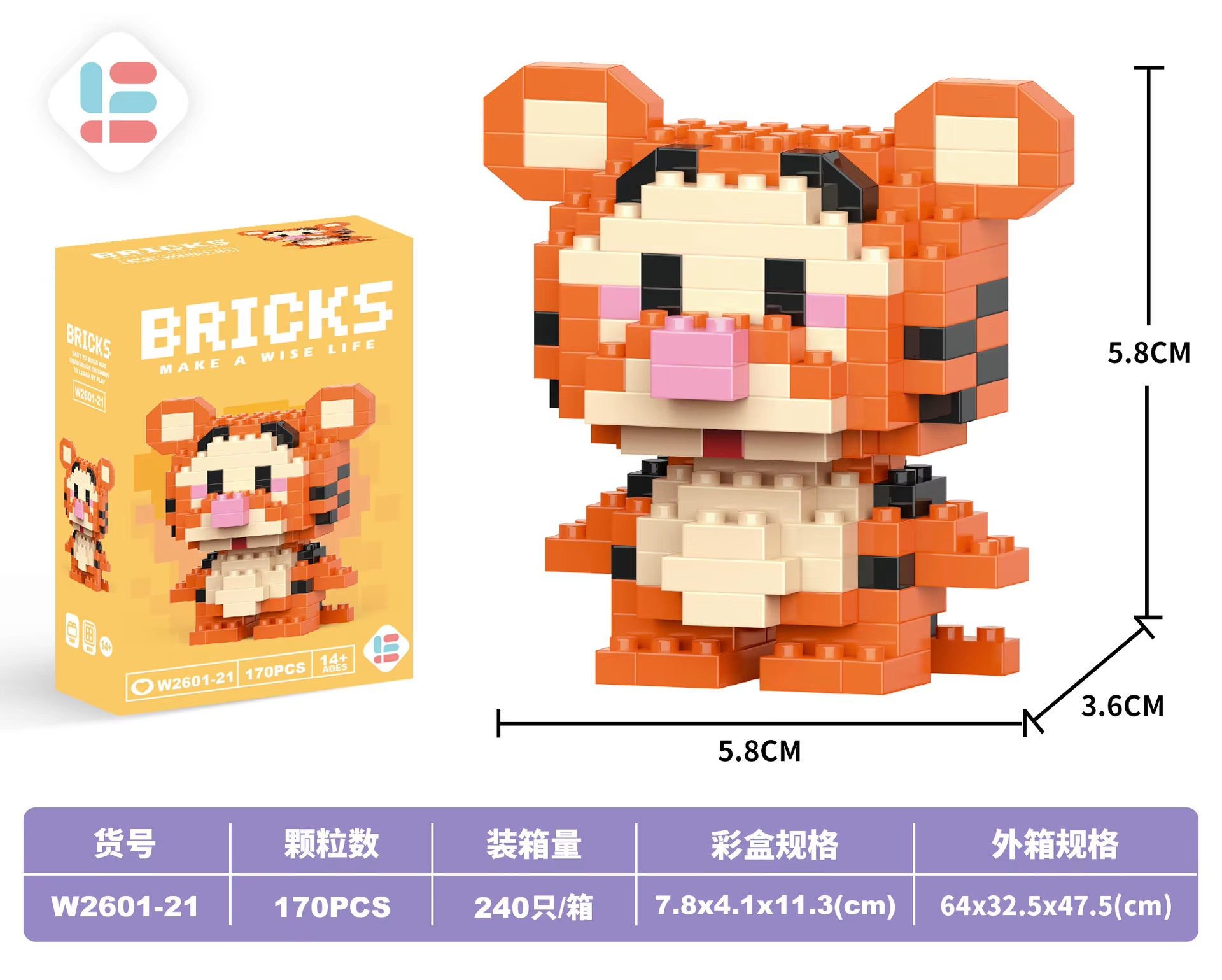  Lắp Ráp Mini Block Nhân Vật Hoạt Hình & Thú Cưng 