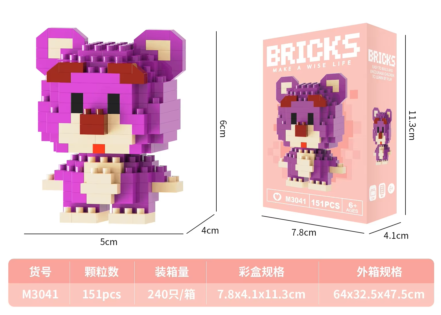  Lắp Ráp Mini Block Nhân Vật Hoạt Hình & Thú Cưng 