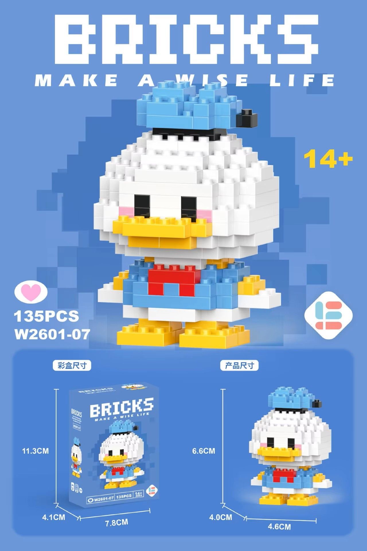  Lắp Ráp Mini Block Nhân Vật Hoạt Hình & Thú Cưng 