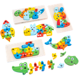  Ghép Hình Động Vật Theo Số - Phát Triển Tư Duy Logic Cho Bé 