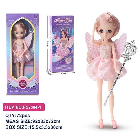  Búp Bê Thiên Thần Angel Girl 30cm Có Cánh, phụ kiện cây quyền trượng 