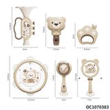  Hộp 6 Món Đồ Chơi Âm thanh, Phát Triển Giác Quan Cho Bé Từ 6 Tháng 