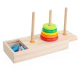  Đồ chơi tháp Xếp Chồng Gỗ Montessori cho bé 2+ 