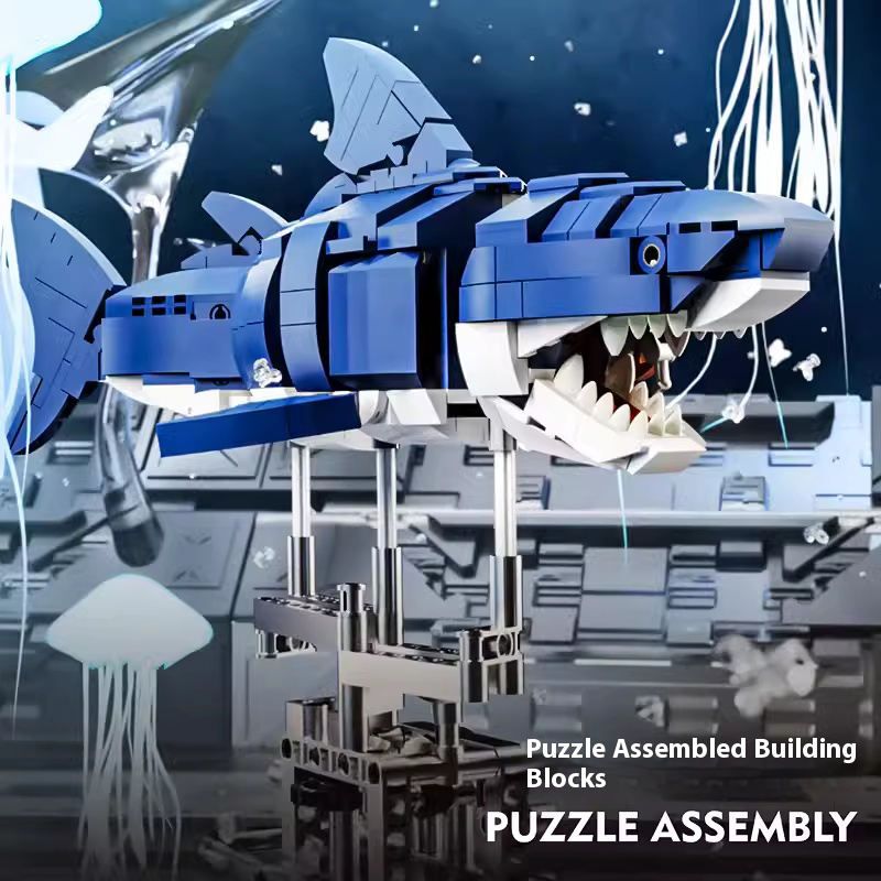  Lắp ráp robot cá mập từ 687 mảnh MJI 1 cho trẻ 10+ 