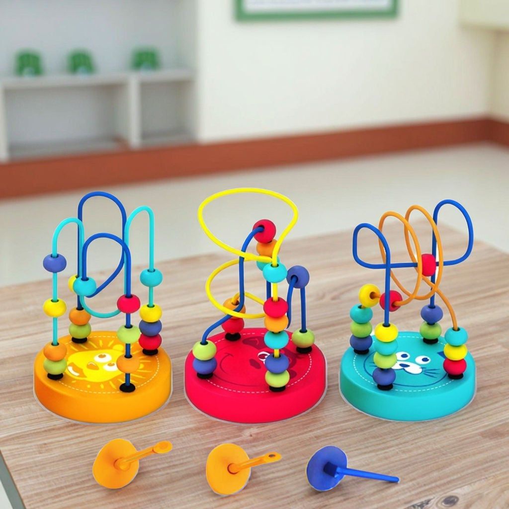  Đồ Chơi Luồn Hạt Rèn Luyện Kỹ Năng và tư duy cho bé 3+ 