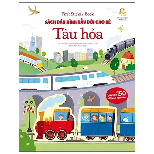  First Sticker Book - Sách Dán Hình Đầu Đời Cho Bé - Tàu Hỏa 