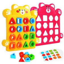  Hộp đồ chơi tương tác hình khối Geometry Pairing 