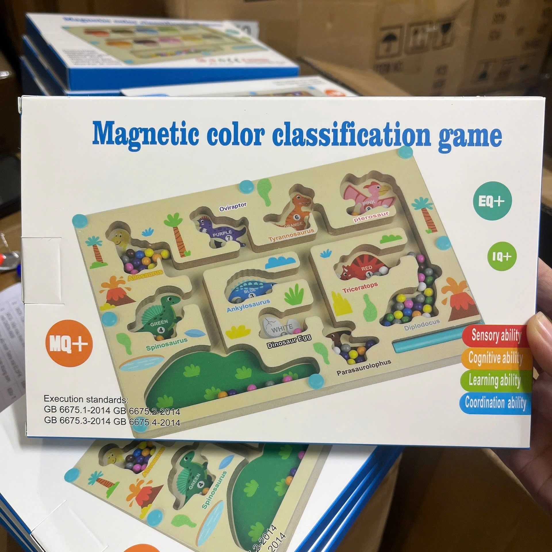  Trò chơi Mê cung từ tính magnetic color classification game 