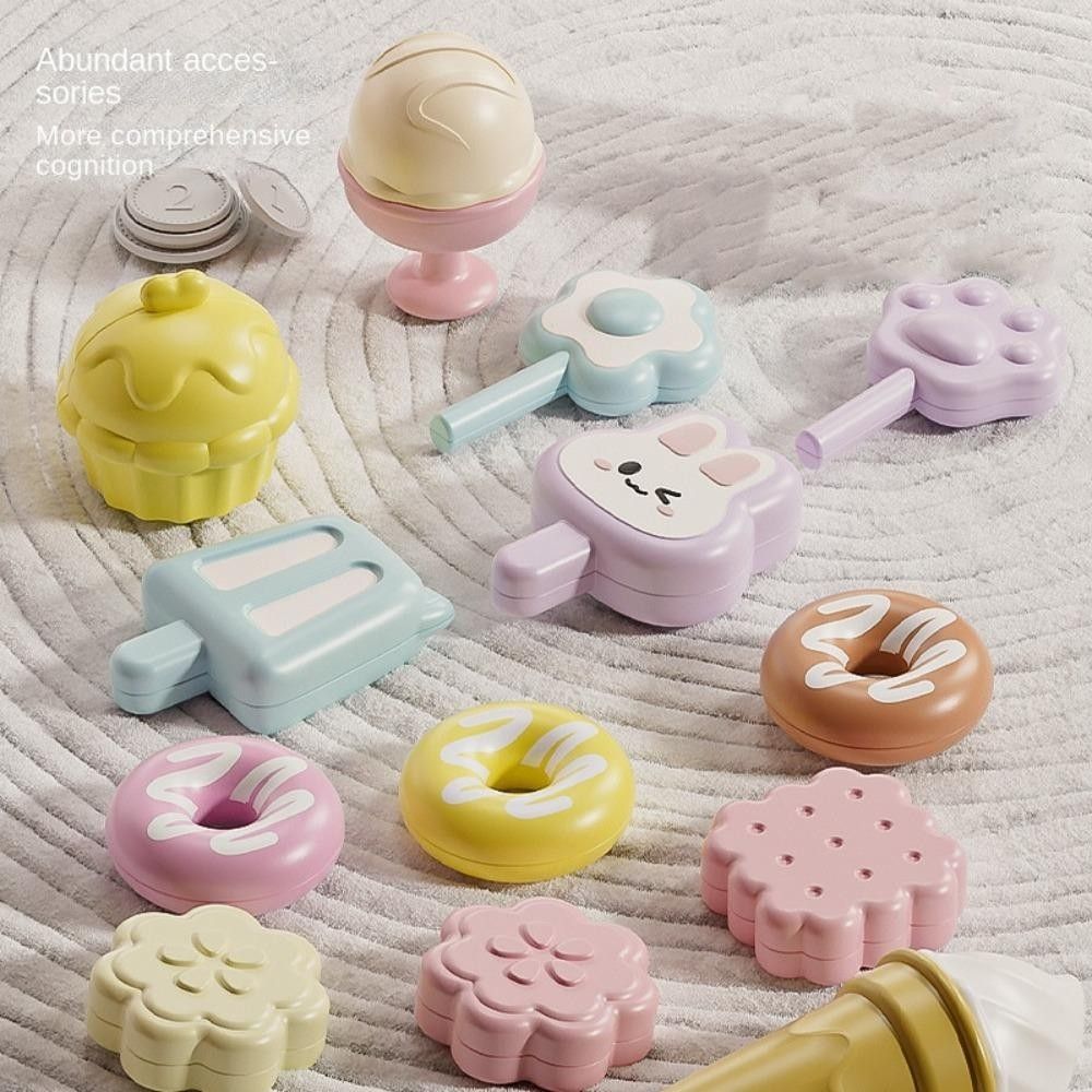  Xe Đẩy Kẹo Kem 37 chi tiết cho bé gái, có đèn, nhạc 