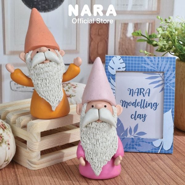  Đất sét nặn Modelling clay hoạt hình 8 màu + khuôn + cây lăn 