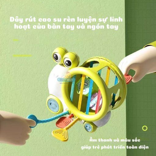  Đồ chơi Ốc sên rút dây thả hình khối 3 trong 1 