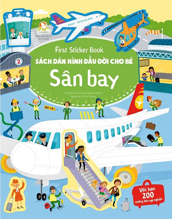  First Sticker Book - Sách Dán Hình Đầu Đời Cho Bé - Sân Bay 