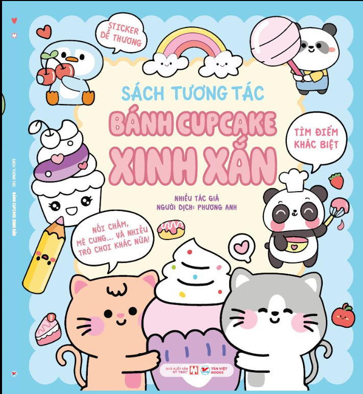  Sách  Bánh Cupcake Xinh Xắn - Phát Triển Đa Giác Quan 