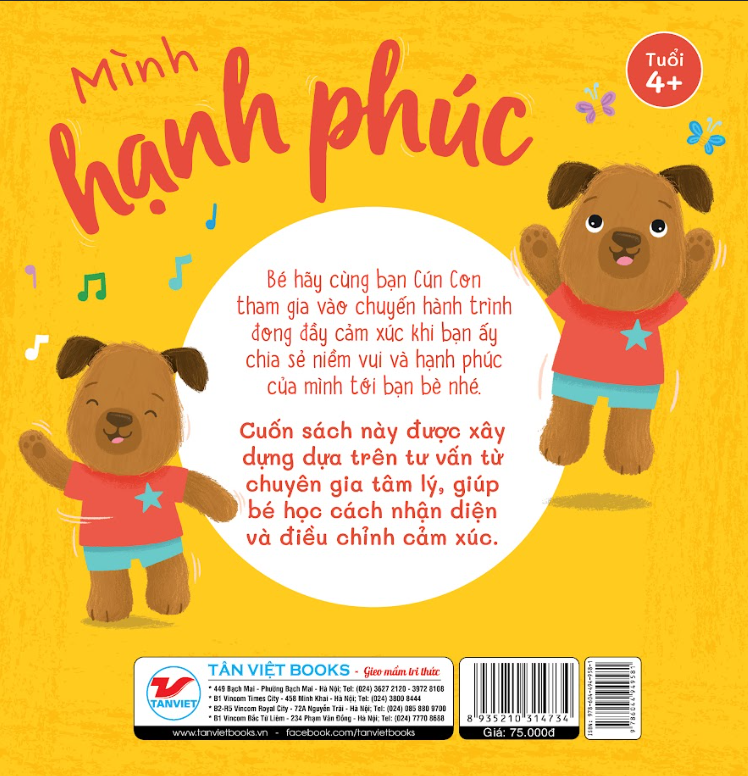  Cảm Xúc Của Mình: Mình Hạnh Phúc - Sách Tranh Phát Triển EQ 4+ 