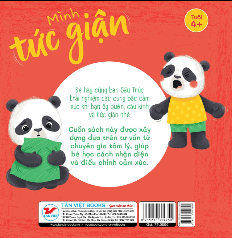  Cảm Xúc Của Mình: Mình Tức Giận - Sách Tranh Phát Triển EQ 4+ 
