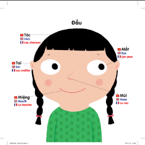  Sách Chuyển Động Thông Minh Đa Ngữ Việt - Anh - Pháp: Cơ Thể Người - The Body 