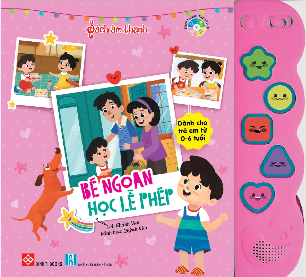  Sách Âm Thanh - Bé Ngoan Học Lễ Phép 