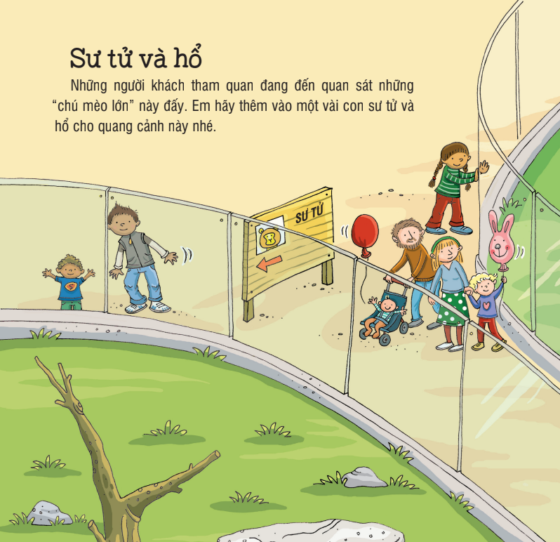  First Sticker Book - Sách Dán Hình Đầu Đời Cho Bé - Sở Thú 