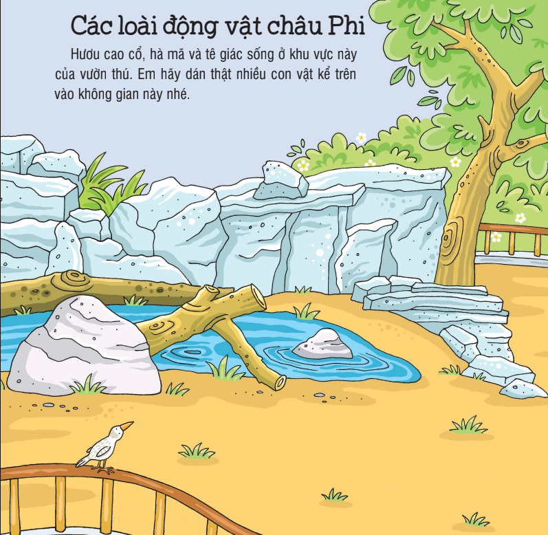  First Sticker Book - Sách Dán Hình Đầu Đời Cho Bé - Sở Thú 