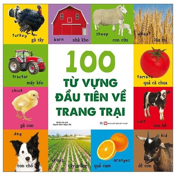 Sách 100 Từ Vựng Đầu tiên Về Trang Trại 