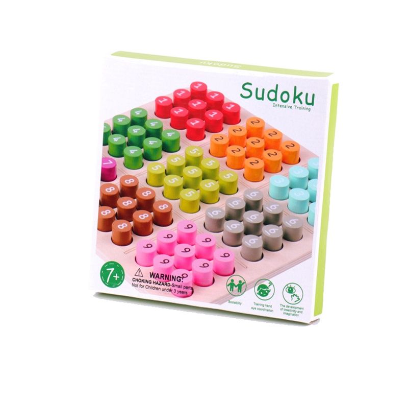  Sudoku gỗ 9 ô, thử thách trí nhớ, Board Game 