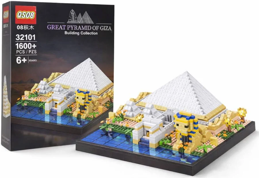  Lắp ráp lego kim tự tháp 