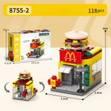  Hộp Đồ Chơi LEGO Lắp Ráp Mô Hình Cửa Hàng 115 Mảnh 