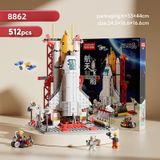  Hộp LEGO Lắp Ráp Tàu Không Gian & Phi Hành Gia – 512 Mảnh 44cm 