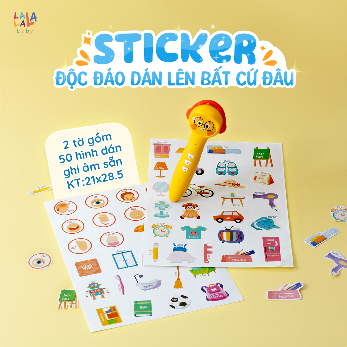  Bút chấm đọc song ngữ Lala Magic Pen - Đột phá trong học tập 