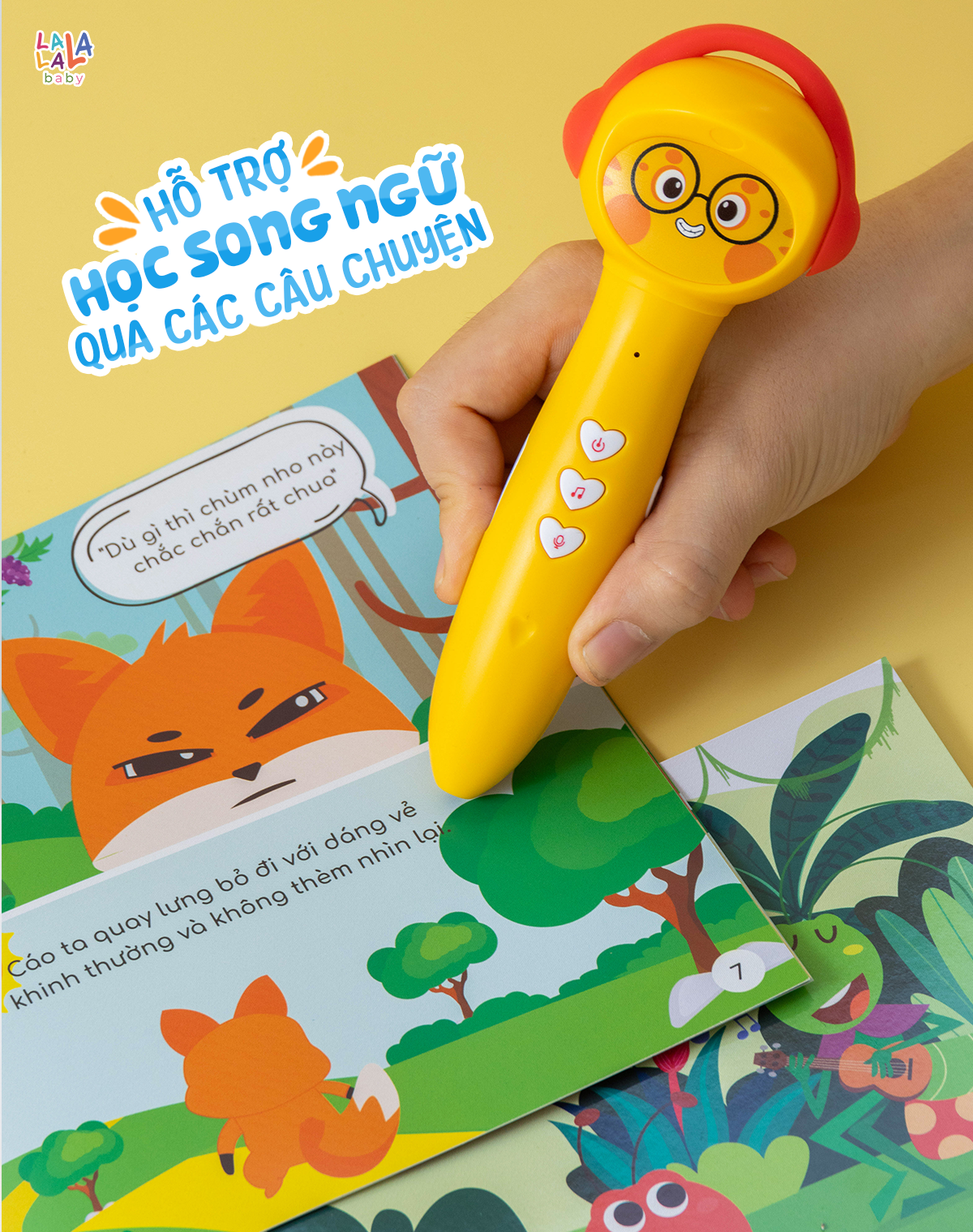  Bút chấm đọc song ngữ Lala Magic Pen - Đột phá trong học tập 