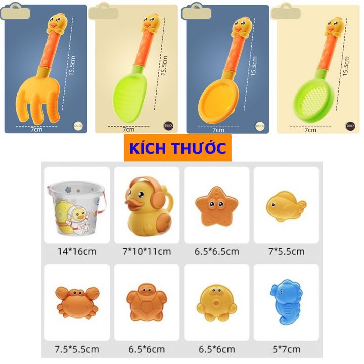  Bộ xúc cát con vịt 