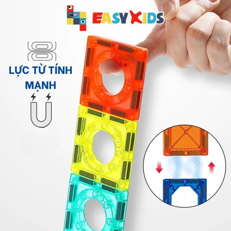  Đồ Chơi Xếp Hình Nam Châm 3D – 73 Mảnh Sáng Tạo 