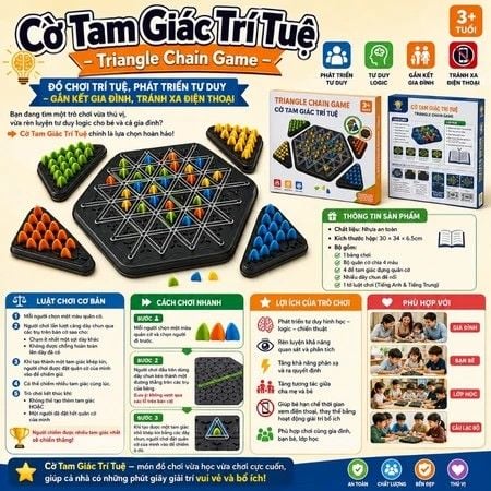  Hộp cờ dây size đại Rubber band Geometry Chess 